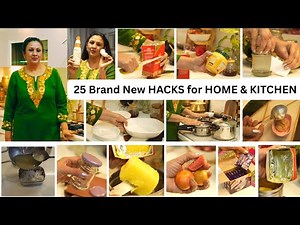 25 HACKS बहुत सारी परेशानियों को करे दूर | Home Science, INDIAN Home & Kitchen Hacks,COOK like a Pro