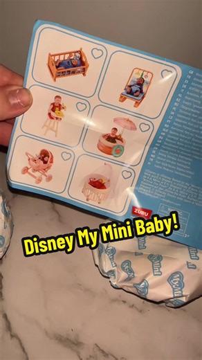 Let’s open up a new @ZURU Toys My Mini Baby x Disney! 🥹 #minibrands #myminibaby #zurumyminibabydisney #mini #miniature