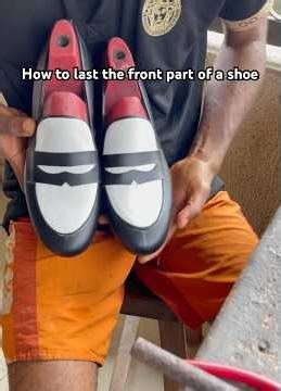 How to last the front the front part of a shoe