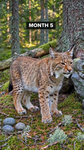 From Tiny Lynx Kitten to Adult Lynx 🐾 #EurasianLynx #finnishnature #wildlife
