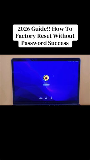 2026 Guide!! How To Factory Reset Without Password Success #mac #macbookreset #factoryreset #macbooktips #applesupport