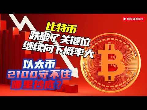 比特幣破了73888這個支撐阻力互換位置 | BTC小級別這條線撐不住那就繼續跌 | 以太幣2100箱體下邊界支撐 | SOL50？