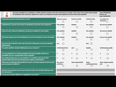Comment Mener l'enquête de satisfaction client avec succès : de la conception à l'analyse .