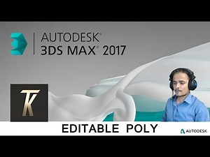 [Hindi - हिन्दी] EDITABLE POLY 3DSMAX 2017 (TOO EASY AND SIMPLE TUTORIAL) beginner PART 1