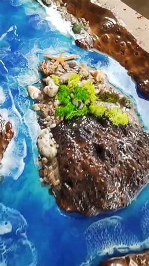 when working on BIG Epoxy Resin Table top. #resinart