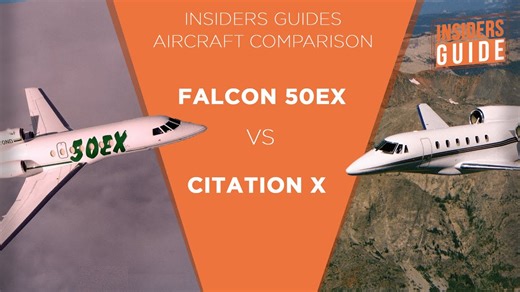 Dassault Falcon 50EX vs Cessna Citation X: The Insiders' Guide Aircraft Comparison