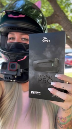 Why you need the Packtalk Pro 🫡 Let’s talk full installation, full unboxing, and our favorite new features with RNBarbie87 🏆🙌 #tutorial #installation #unboxing #bikergirl | Cardo Systems