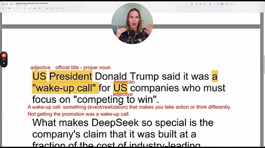 14K views · 394 reactions | DeepSeek: Learn English with a BBC News Article (Advanced Vocabulary and Grammar) | JForrest English | Facebook