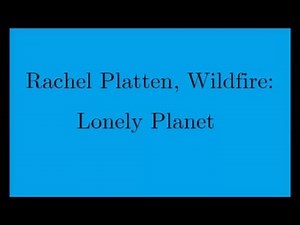 Rachel Platten, Wildfire: Lonely Planet Lyrics (Target Exclusive)