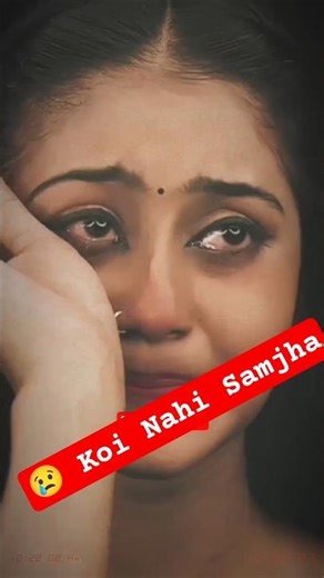Feeling Sad Status 😢 | Emotional Shayari Hindi 💔 #shorts