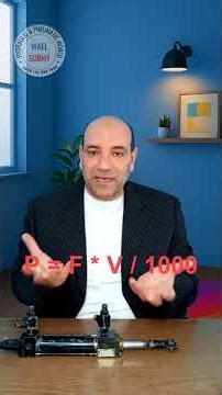 69 Power from hydraulic cylinder معادلة القدرة للسلندر