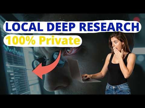 Local Deep Research - Local AI Agent Full Privacy with This 1-Click Setup