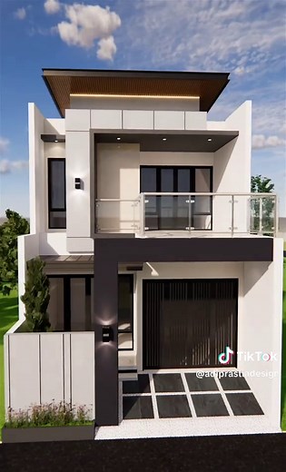 Desain Rumah 5x10 Meter: Minimalis 2 Lantai Modern