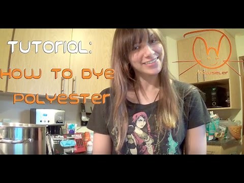 Tutorial: How to dye Polyester using the Stovetop method