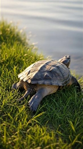 THE TURTLE SWIMING INSIDE THE POND #shorts #viral #trending #turtle