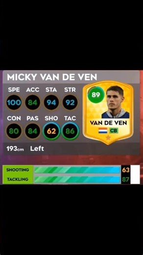 😱 Max Player in DLS26😱 #dls26 #dls #vandeven #dreamleaguesoccer #maxplayer