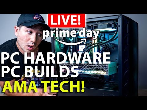 🔥 LIVE! AMAZON PRIME DAY PC DEALS 2025 🚀 | PC Hardware & Builds AMA: Ask Me Anything Tech! 💻💬