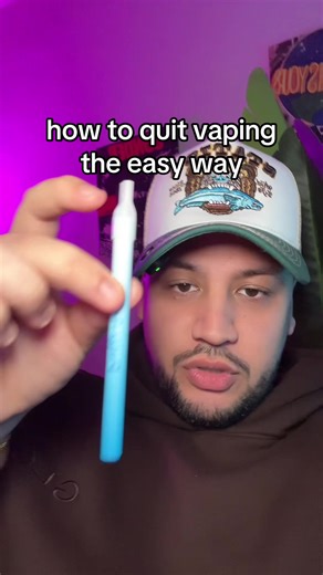 Serious the best hack. The ONLY thing that helped me quit #quitnic #quitvaping #lungdetox