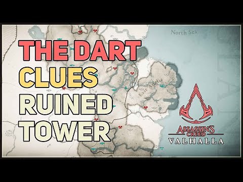 Investigate ruined tower east of Caustow Castle Assassin's Creed Valhalla The Dart Clues
