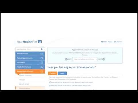 MediTouch YourHealthFile Patient Portal