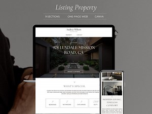 Real Estate Website Templates for Realtors and Agents | Single Property Listing Website I Open House I Realtor Marketing I Landing Page - Etsy