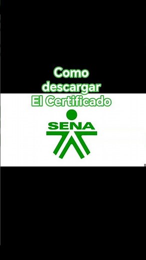 COMO DESCARGAR EL CERTIFICADO DEL SENA #senavirtual #sena #sst #zajuna