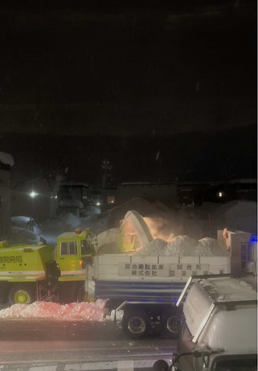 #北海道 #倶知安町 #niseko #積雪1位 #日常 #雪国 #排雪作業 #除雪