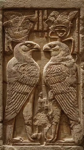 Antiguo relieve o ilusión moderna: el arte del halcón