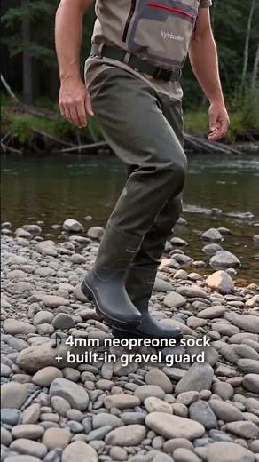 Kylebooker Breathable Neoprene Stockingfoot Fishing Chest Waders KB004