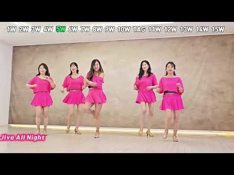 [Beginner Jive] Jive All Night Line Dance | Jive All Night Line Dance | So exciting, the best