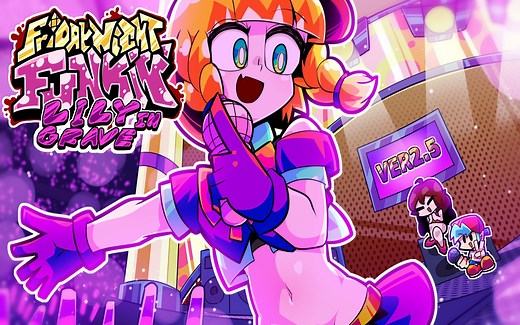 时隔一年终于更新了！！FNF优质MOD 僵尸女孩LilyV2.5全流程演示