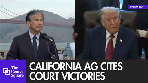 California attorney general cites court victories against Trump administration