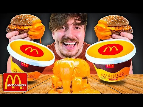 Pote de cheddar do Mc Donald´s - Se joga na piscina de cheddar do mequi