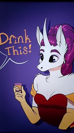 Misunderstanding with Rarity's Drink
