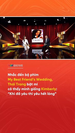BTV Thái Trang chợt thấy mình giống Kimberly “Khi đã yêu thì yêu hết lòng” khi nhắc đến bộ phim “My Best Friend’s Wedding”. 🥰🥰 --------------------- Cine7 - "Đám cưới bạn thân" lúc 21h Chủ nhật trên VTV3. #Cine7 #Damcuoibanthan | VTV SHOWS