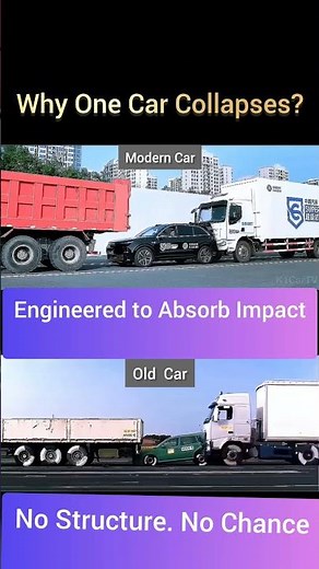 Test Crash | Modren car vs old car | Why One Car Collapses? #testcricketlive