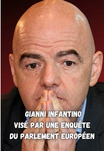 🚨Gianni Infantino est visé par une enquête du parlement européen ! Le président de la FIFA est épinglé pour avoir validé l’annulation de la sanction de l’attaquant des États-Unis, Folarin Balogun. Une décision survenue, après un échange téléphonique avec Donald Trump, le président du pays organisateur, qui ne comprenait pas pourquoi son joueur était indisponible pour affronter la Belgique. La probité, ainsi que l’équité du président de la FIFA et donc remis en cause par une dizaine de députés, 
