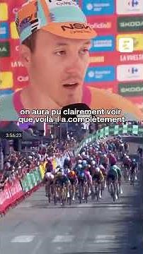 😡 "Il m'est rentré dedans" : Hugo Hofstetter frustré à cause de Matthew Brennan #vueltaespaña