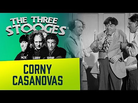 The THREE STOOGES - Full Episodes - Ep. 139 - Corny Casanovas - SHEMP!