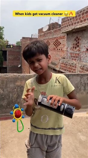 When kids get vacuum cleaner 😂🔥 | Indian family 😅 || #shorts #comedy #indian #relatable #bachpan