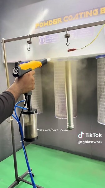 Candy Gold Powder Coating Process Explained