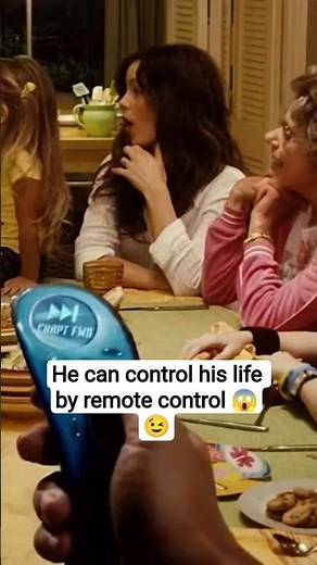 he can control his life with remote😱😉 #movie#film#movieclips#remotecontrol#summary#click#film#recap