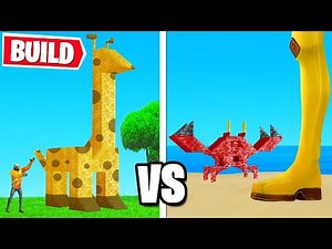 Fortnite BUILD The BEST ANIMAL Challenge! (Fortnite Creative)