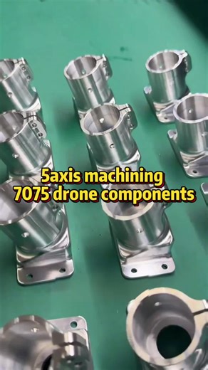 7075 drone components, 3-day delivery, tolerance ±0.05mm. Do you think this machining process is difficult? #cnc #cncfactory #cncmachining #cnc5axis #Robotic