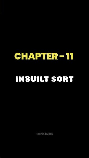 Java Inbuilt Sort 🔥 | Arrays.sort() Explained #Shorts