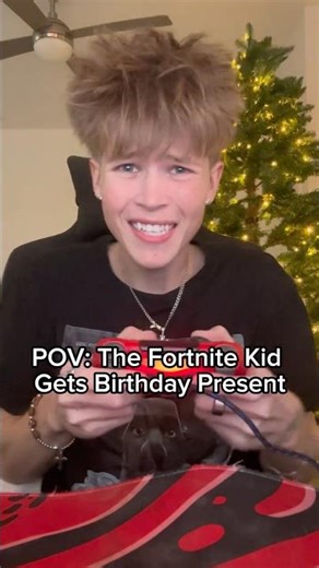 The Fortnite Kid Gets A Birthday Present...