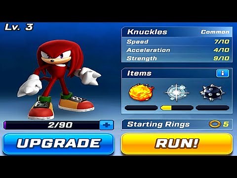 Sonic Forces - Running Battle Knuckles - Walkthrough (Android, iOS) Gameplay