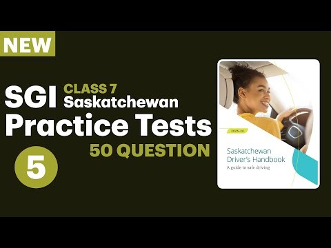 Saskatchewan Knowledge Practice Test | Part 5 | Canadian Driver Knowledge Test