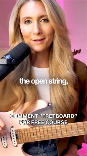 Caitlin Caggiano | Guitar Instructor on Instagram: "I’m giving you FREE access to my Fretboard Formulas video course! Understand how the fretboard actually works and learn how to find any note fast. This course teaches you the “formulas” to easily understand the fretboard rather than trying to memorize all of the notes. I tell my students “formula & fluency > forced memorization” Comment “FRETBOARD” on this reel and I’ll send you the full course! #guitarteacher #guitarlessons #learnguitar"