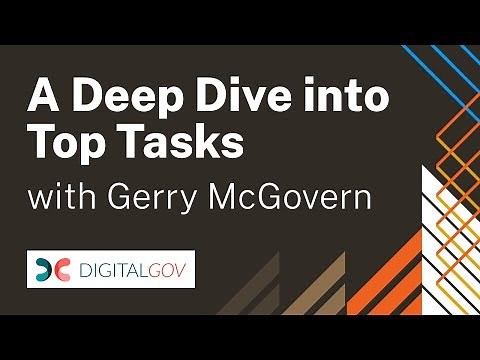 Top Tasks with Gerry McGovern